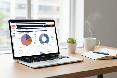 Entertainment Dashboard Mockup